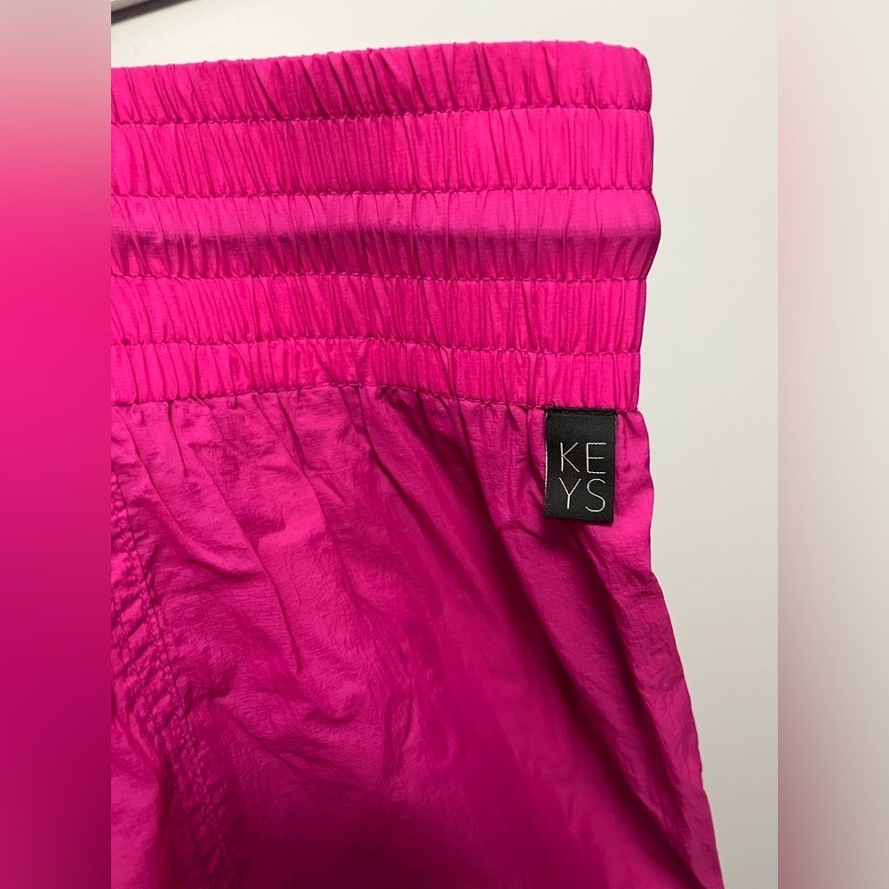 Athleta+Alicia Keys Collab Womens Sz 22 High Waisted Pink Utility Cargo Joggers - Picture 9 of 11